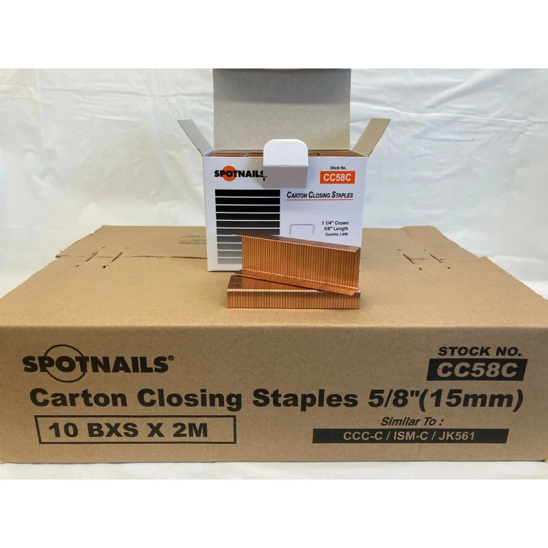 Carton Closing Staples 1602-5033 1-1/4″ Crown C-stick 3/4″ Leg20000 Per Case
