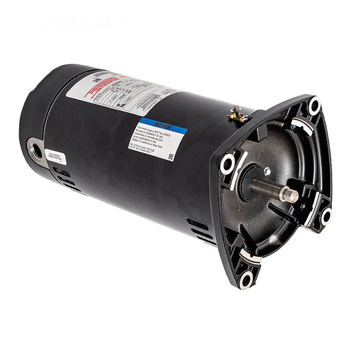 Century Pool Pump Motor Square Flange 1HP 1-Speed 115/230V 48Y Frame | SQ1102