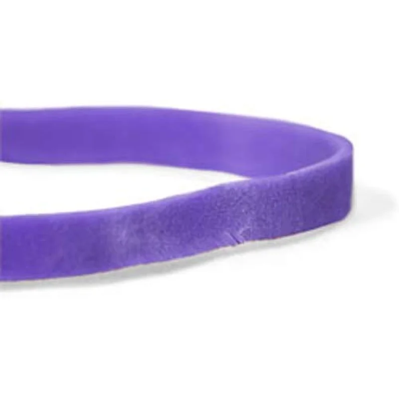 CWC #61 Rubber Bands – 2″ x 1/4″, Purple, Compound (Pack of 25 boxes)