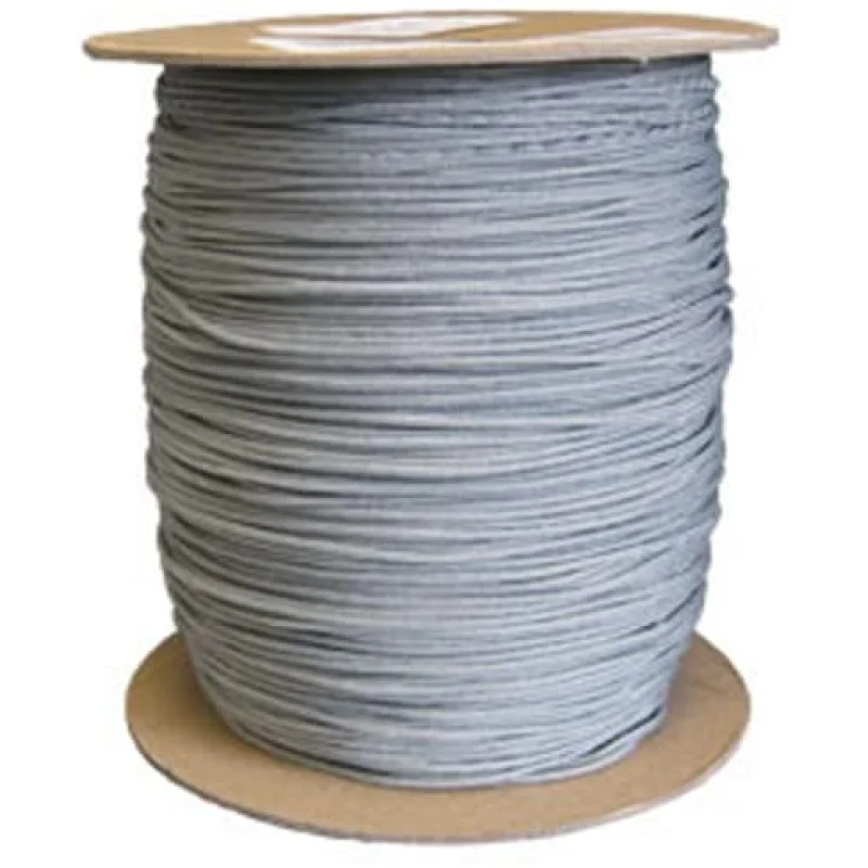 CWC Braided Polyester Longline Fishing Rope, Soft Lay – .095″ x 500 yds, Gray