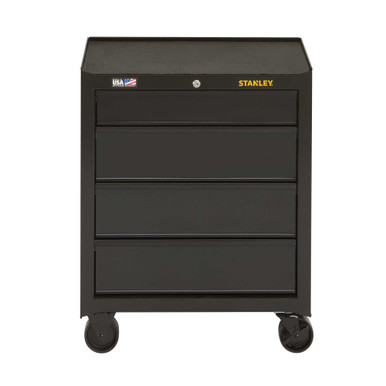 Stanley Products 100 Series 4-Drawer Rolling Tool Cabinet, 26" #STST22742BK (Qty. 1)
