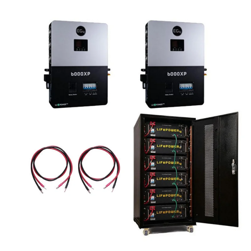 EG4 Off-Grid System Bundle- 12kW 120/240V Output / 48VDC 30.72kWh EG4 Lithium Battery Bank + EG4 6000XP + EG4 Server Rack Batteries