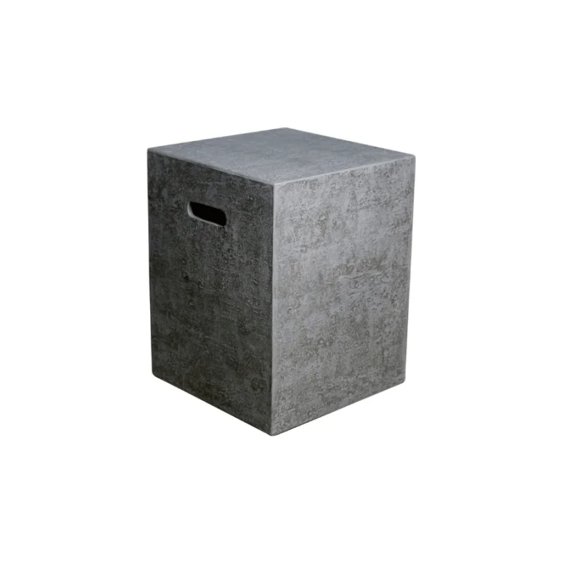 Elementi Square Propane Tank Cover For Metropolis, Hampton And Manhattan Light Gray