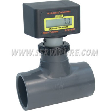 Blue-White RT-200AT-GPM1, 30 to 300 GPM, 2'' IPS Pipe Size Paddlewheel Flowmeter, F-1000 Series