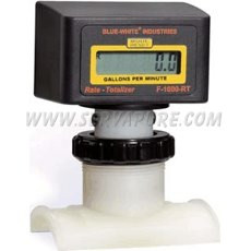 Blue-White RB-200S4-GPM1, 30 to 300 GPM, 2'' IPS Pipe Size Paddlewheel Flowmeter, F-1000 Series