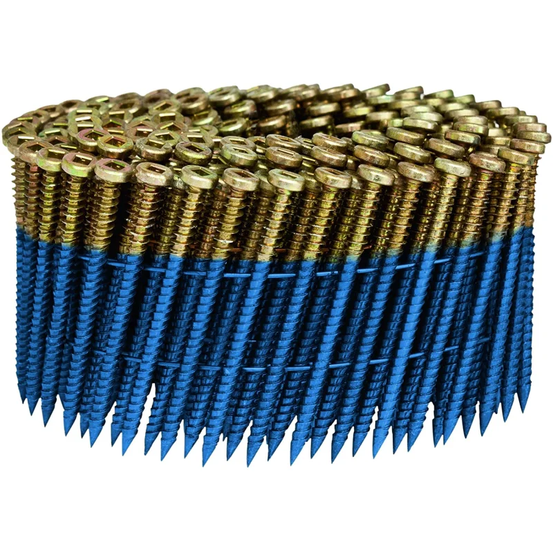 Fasco SCWC713FSEGSFP Electro Galvanzied Subloc Pro Scrail Nail Screw Fastener 15-Degree Wire Coil, 2-1/4 by 0.113-Inch