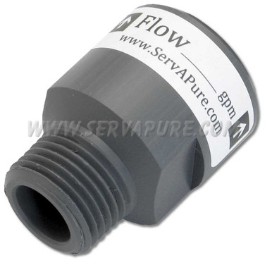 Flo-Et Flow Restrictor V7A053C-MF, 1/2'' MPT x 1/2'' FPT, PVC