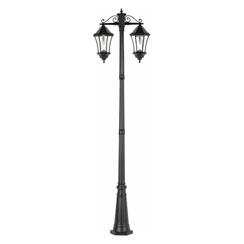 Gama Sonic Victorian Morph Solar Lamp Post with Double Downward Lights