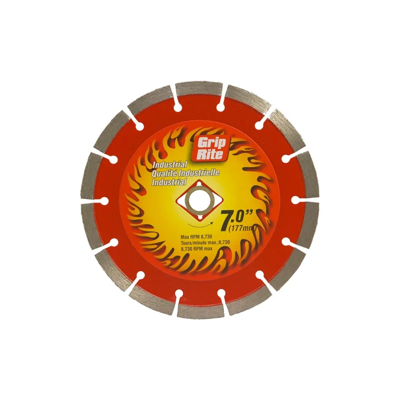 Grip-Rite GRSDB7I 7-Inch Industrial Segmented Diamond Blade