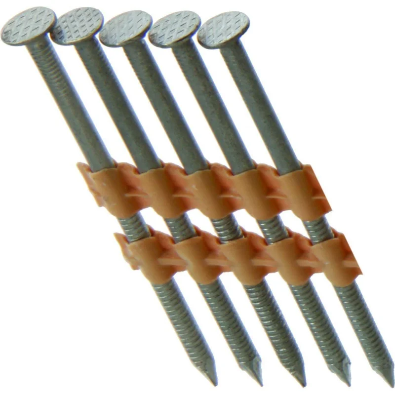 Grip Rite Prime Guard GR08RHG1M 21 Plastic Strip Round Head Exterior Galvanized Collated Framing Nails, 2-3/8″ x 0.113″, (1, 000per Box)