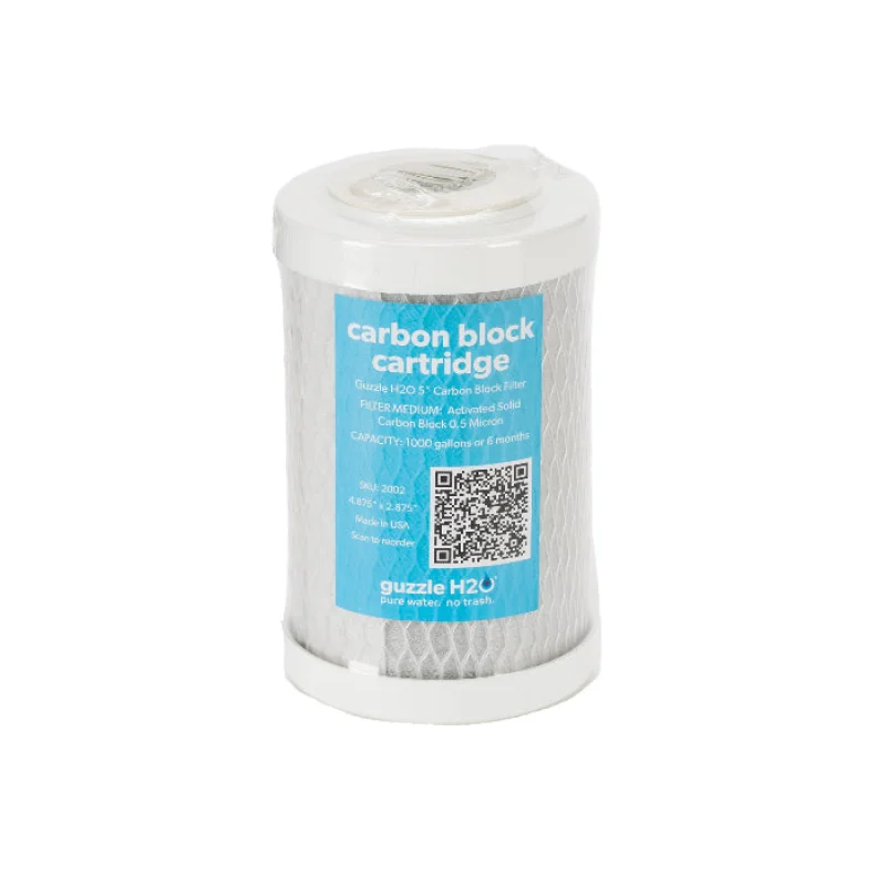 Guzzle H2O 5″ Carbon Block Replacement Cartridge