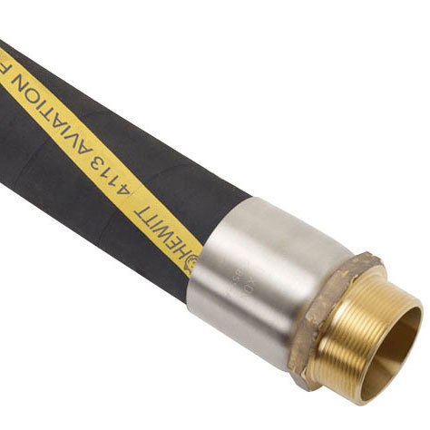 Hewitt 4113 2 1/2 in. Aviation Fueling Hose Assemblies w/ MxM NPT Ends