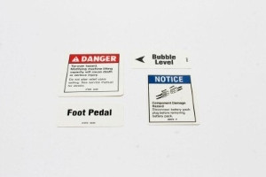 Genie Lift Part # 40570GT - DECAL KIT SFTY/INST. IWP-S, EA