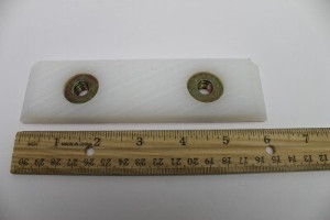 Genie Lift Part # 49772GT - WEAR PAD,6 X 1.5 X.50,W/INSERT, EA