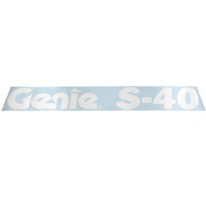 Genie Lift Part # 62072GT - DECAL,COSMETIC,GENIE S-40***, EA