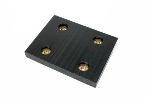 Genie Lift Part # 30741GT - WEAR PAD,6.5 X 5 X .75 W/NUTS, EA