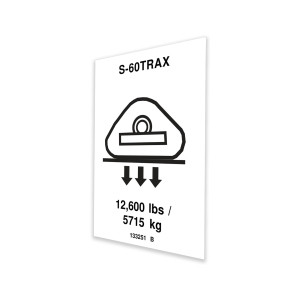 Genie Lift Part # 133251GT - DECAL, WHEEL LOAD S60TRAX, EA