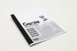 Genie Lift Part # 46281GT - MANUAL,OPERATORS,GS-32&GS-46**, EA