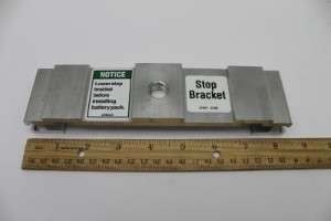 Genie Lift Part # 40302GT - PIVOT STOP W/DECALS, AWP-S *, EA