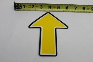 Genie Lift Part # 37054GT - DECAL,ARROW,YELLOW SM 5-3/8", EA