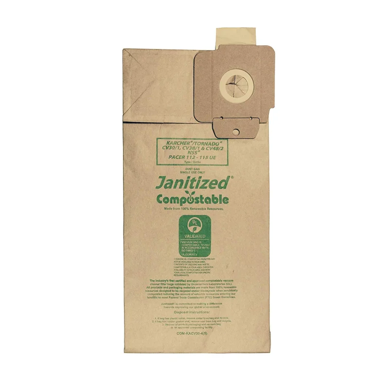 Janitized COM-KACV30-4(5) Replacement Commercial Vacuum Bag