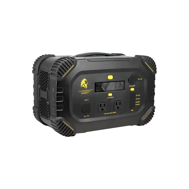Lion Energy Summit – Bluetooth Portable Generator Kit (665Wh LiFePO4, 530W AC)