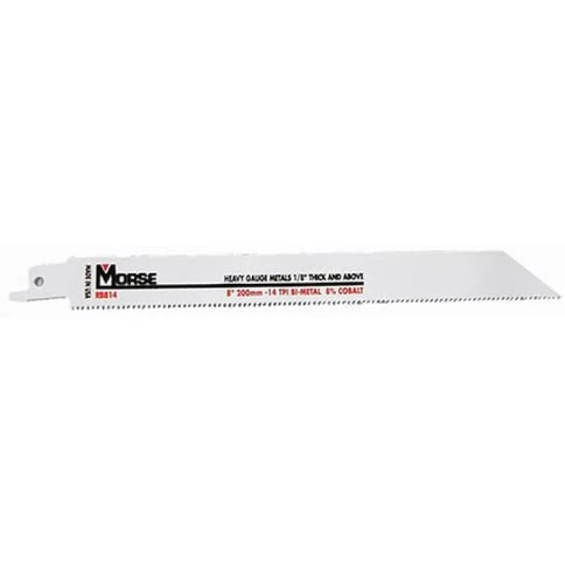 MK Morse Bimetal Reciprocating Saw Blade RECIP BIM MET 8″ 035 14T 50PK