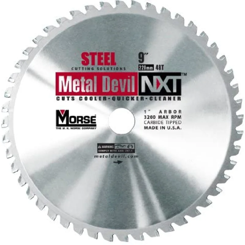 MK Morse Metal Devil Circular Saw Blade with 5/8-Inch Knockout