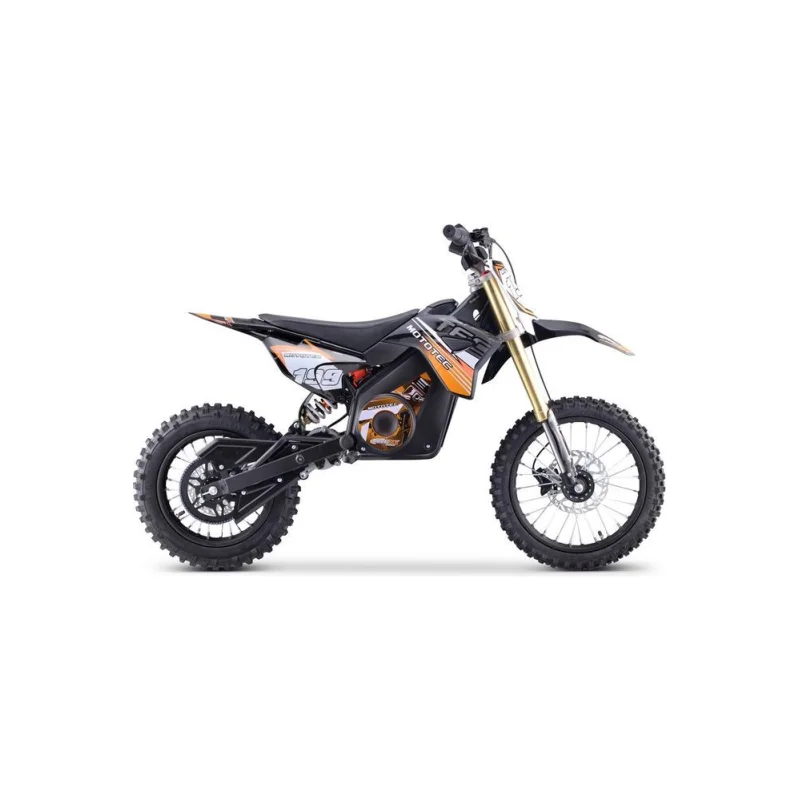 MotoTec 48v Pro Electric Dirt Bike 1800w Lithium Orange