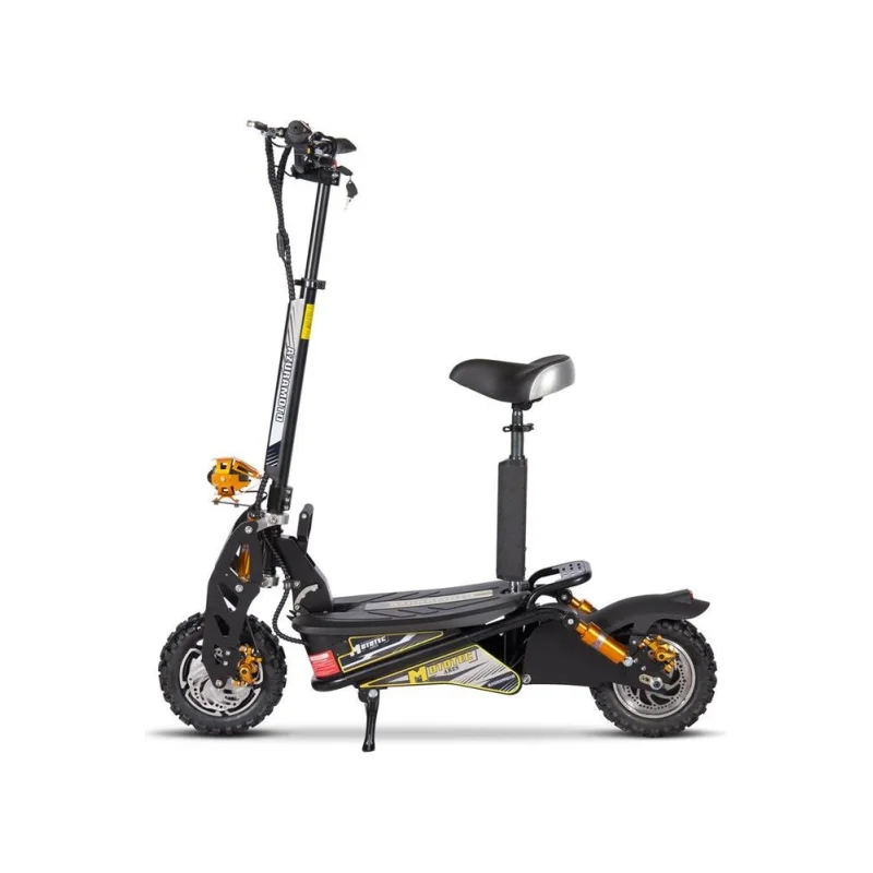 MotoTec Ares 48v 1600w Electric Scooter Black