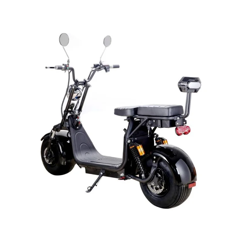 MotoTec Knockout 60v 2000w Lithium Electric Scooter Black