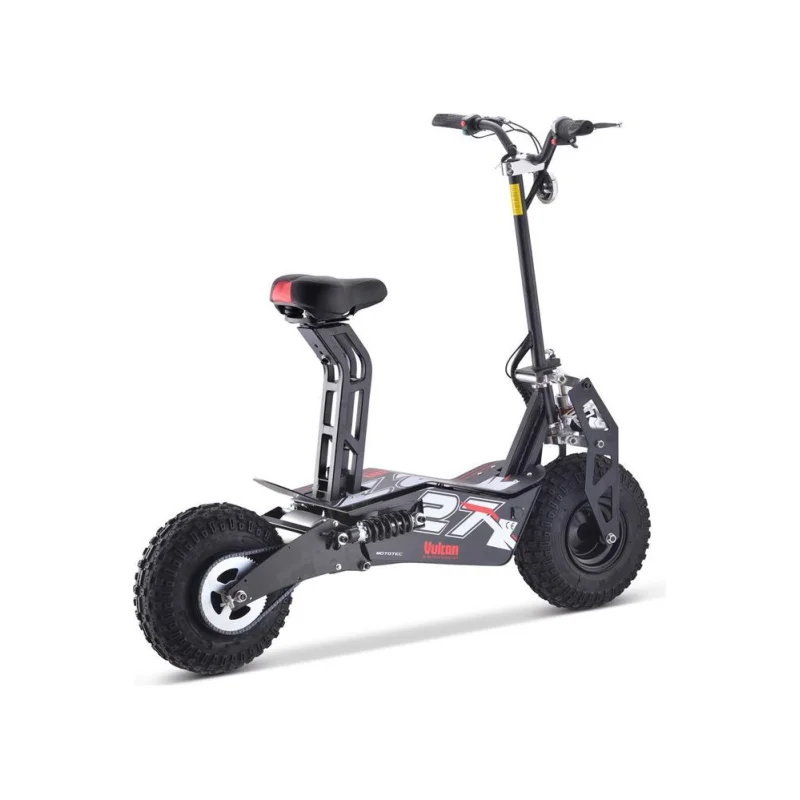 MotoTec Vulcan 48v 1600w Electric Scooter Black