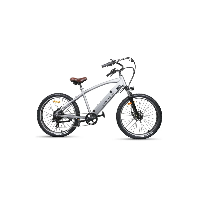 Nakto Santa Monica Premium Electric Commuter Bike Black