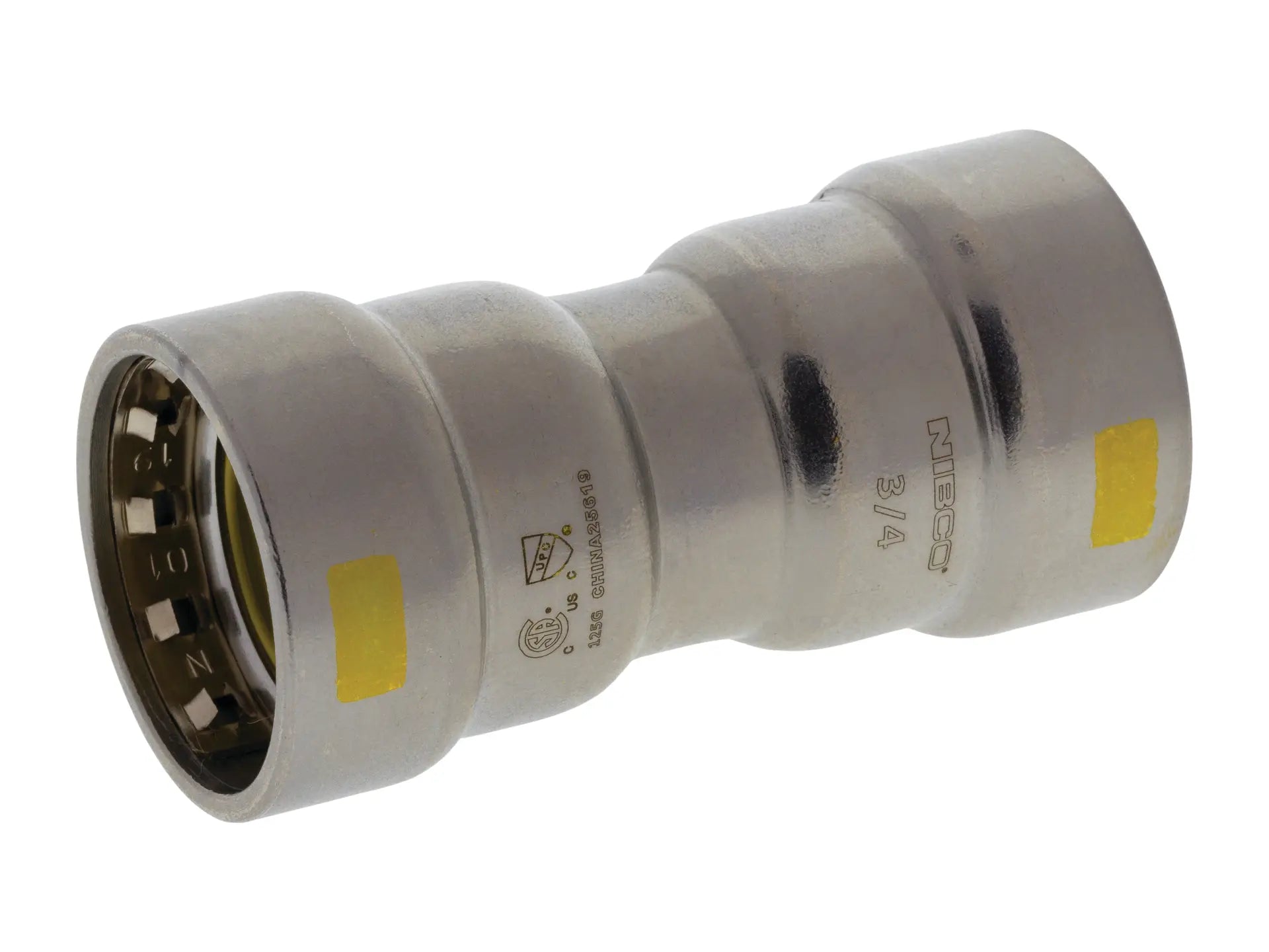 NIBCO 2001100HPC, 1/2 in. x 1/2 in. BenchPressG Fitting Reducer FTGxP Carbon Steel PCH200