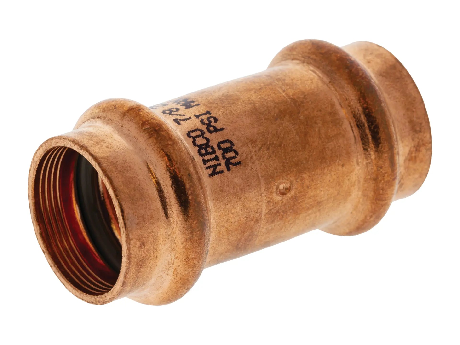 NIBCO 900170RPC, 1-3/8 in. OD x 1-3/8 in. OD PressACR Copper Coupling PC9600