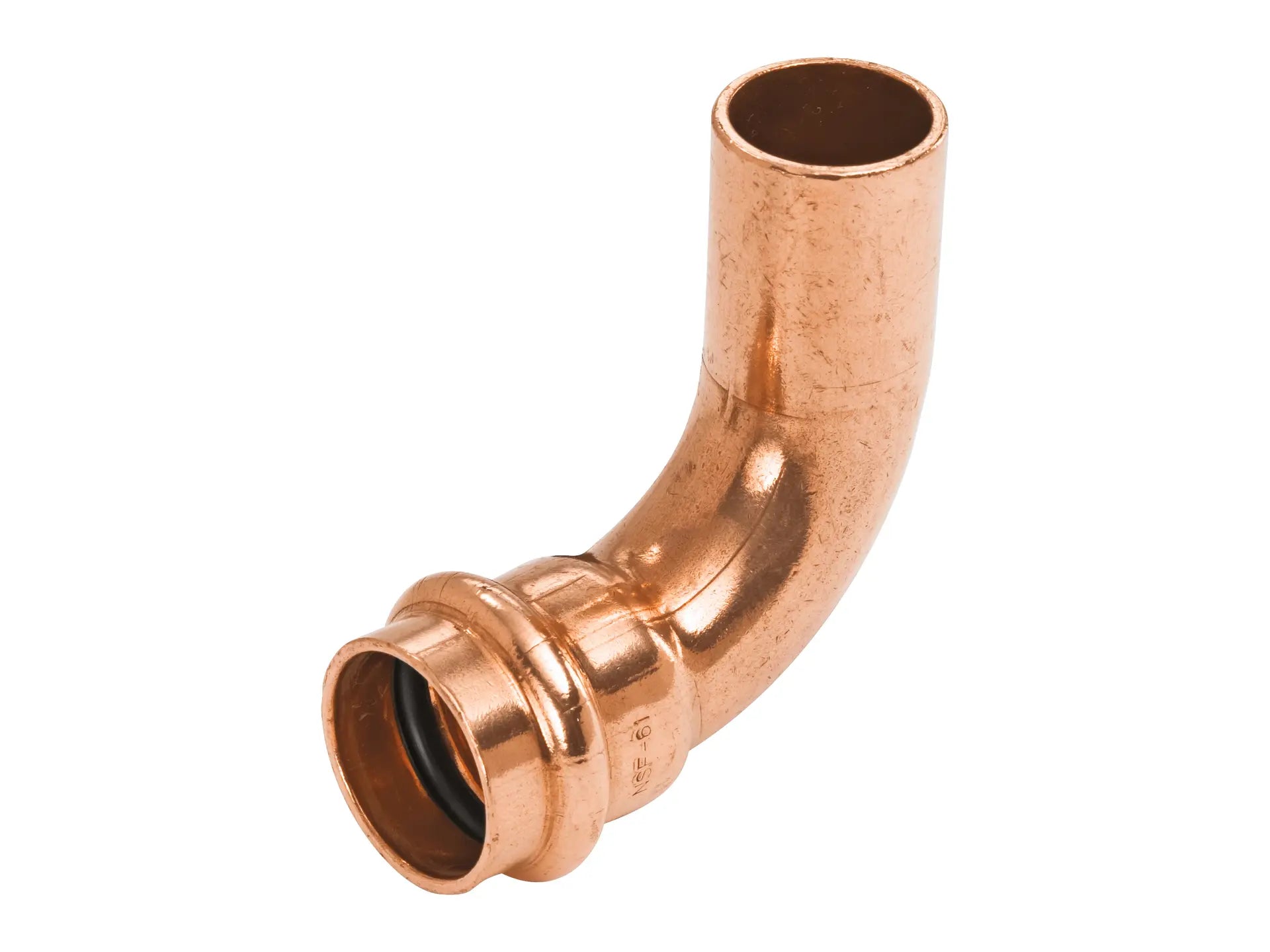 NIBCO 9059110PC, 1/2 in. x 1/2 in. 90° Elbow Ftg x P, Wrot Copper PC607-2