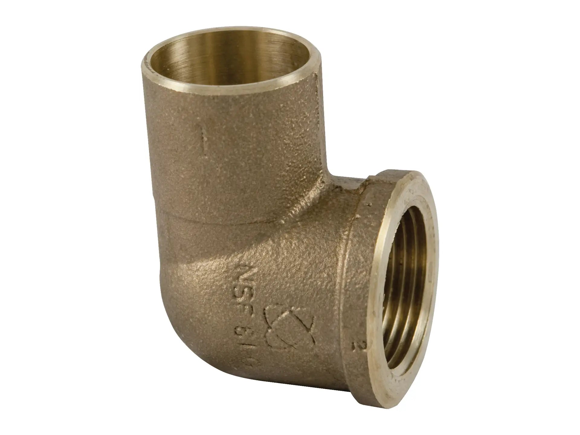 NIBCO B06350L, 1/4 in. x 1/4 in. 90° Elbow C x F, Performance Bronze 707-3-LF