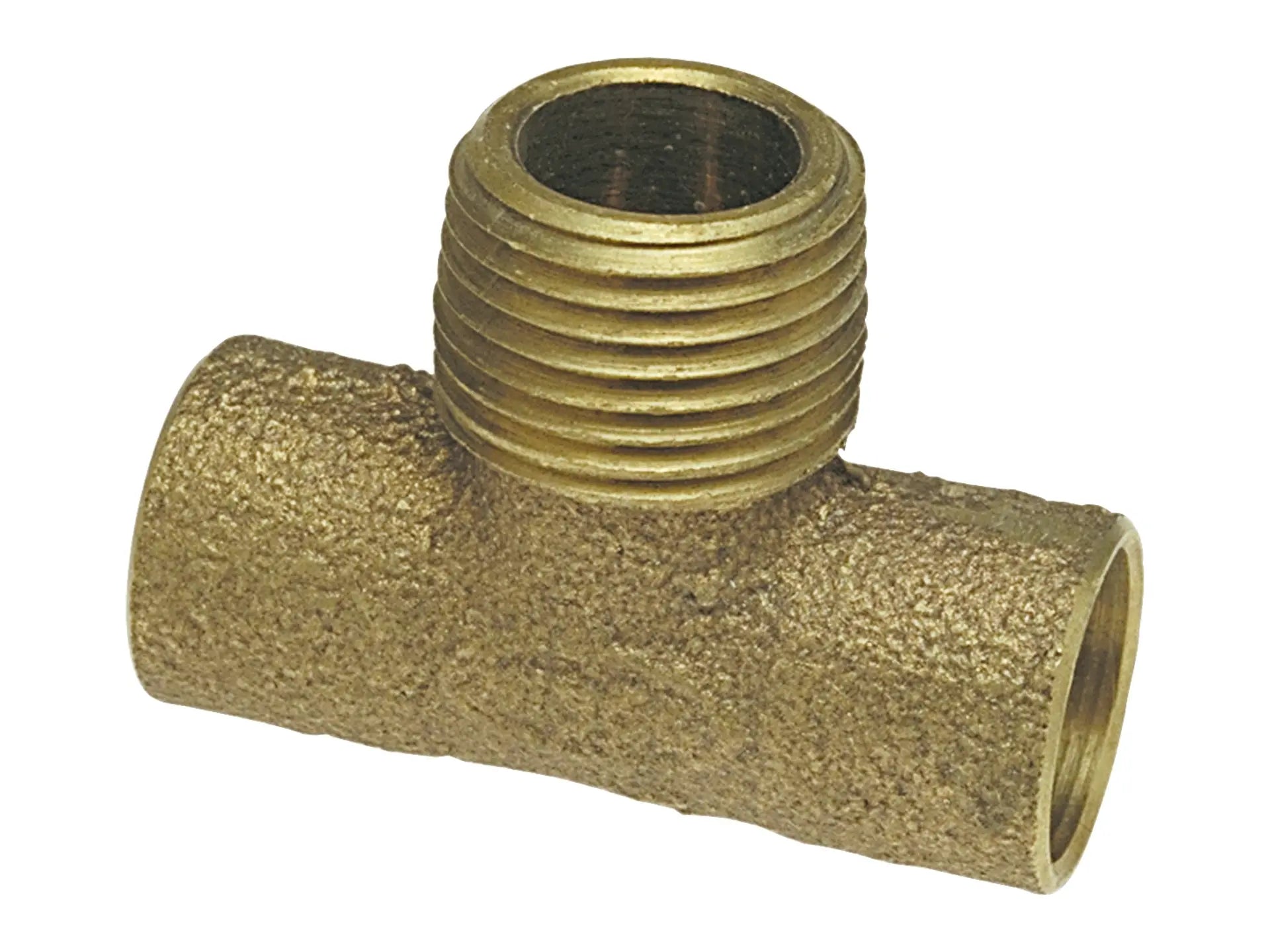NIBCO B154400, 1/2 in. x 1/2 in. x 1/2 in. Tee C x C x M , Cast 713