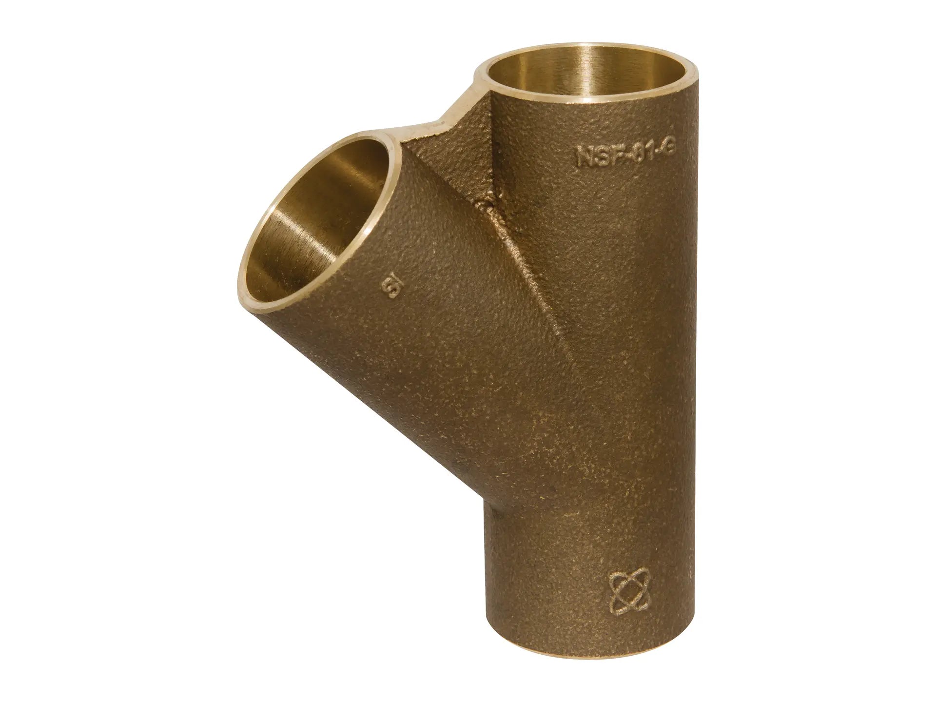 NIBCO B34530L, 1/2 in. 45° Wye C x C x C, Performance Bronze 749-LF