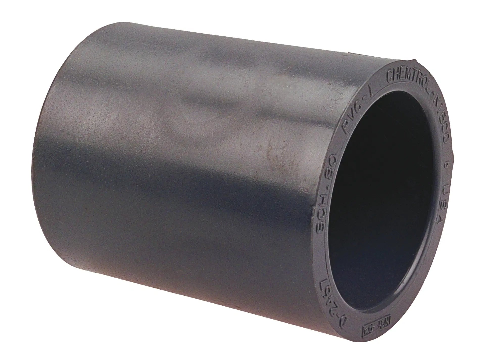 NIBCO CA00000, 1/4in. x 1/4in. Socket Coupling/Reducing Socket Coupling S x S PVC Schedule 80 4501