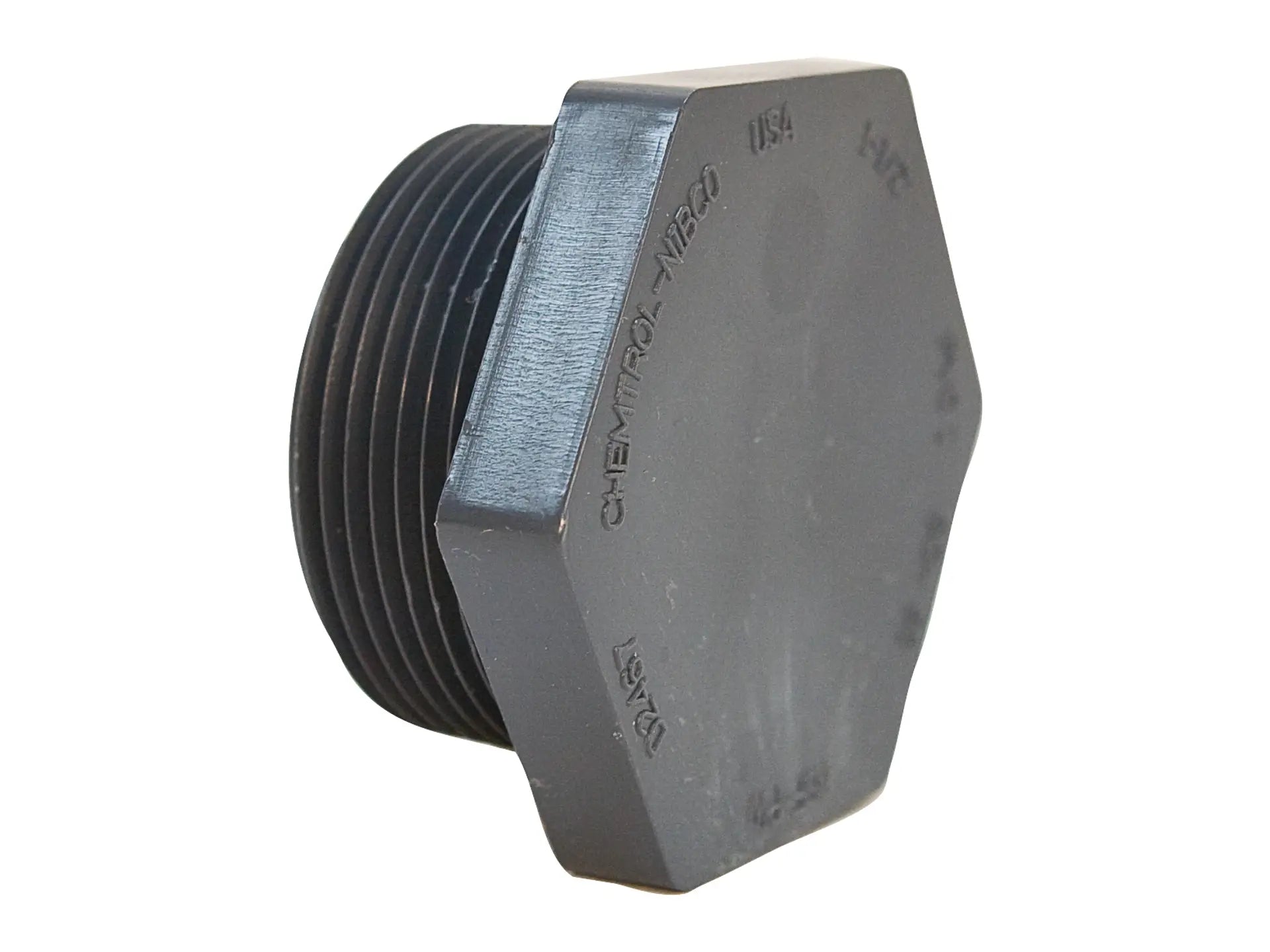 NIBCO CA10250, 1/2 in. Thread Plug MPT PVC Schedule 80 4516-4