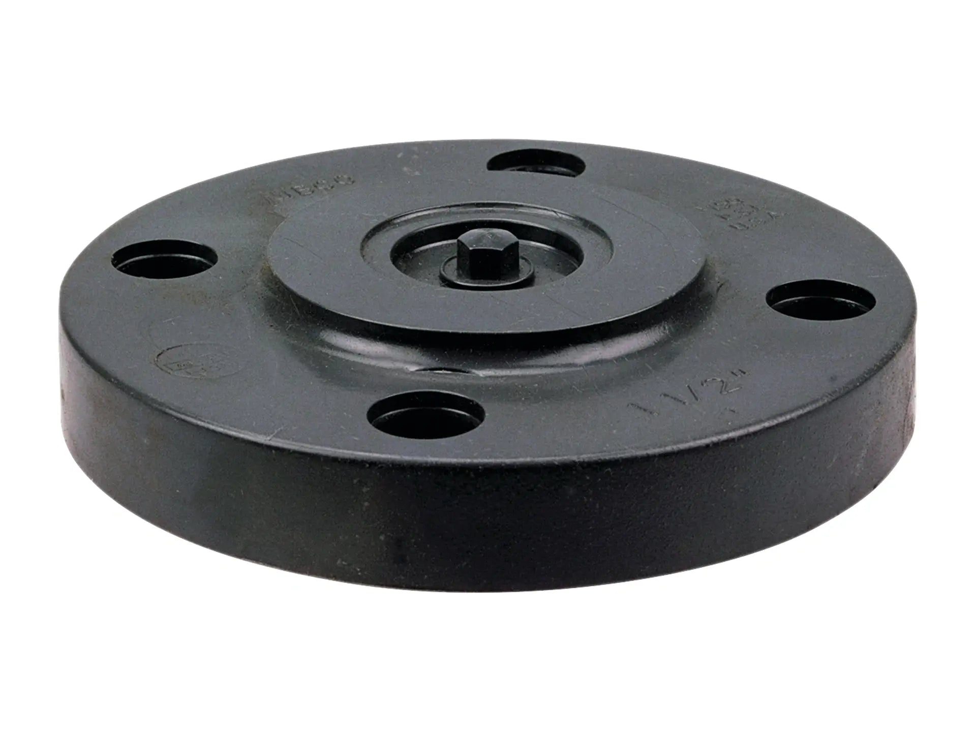 NIBCO CA16350, 3/4 in. x 3/4 in. Blind Flange PVC Schedule 80, One-Piece Solid Design 4519-H