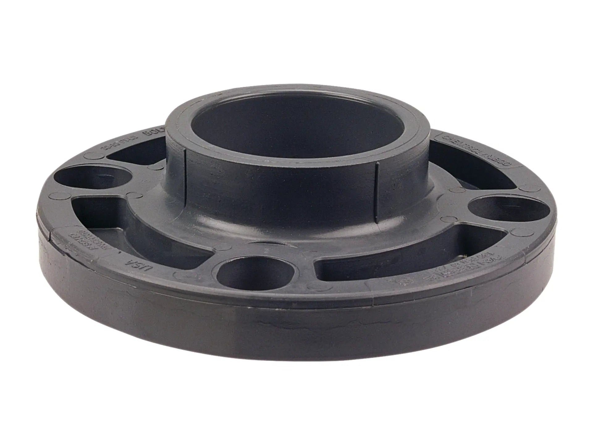 NIBCO CA23060, 2 in. x 2 in. Socket Flange PVC Schedule 80, One-Piece Webbed Design 4551-W