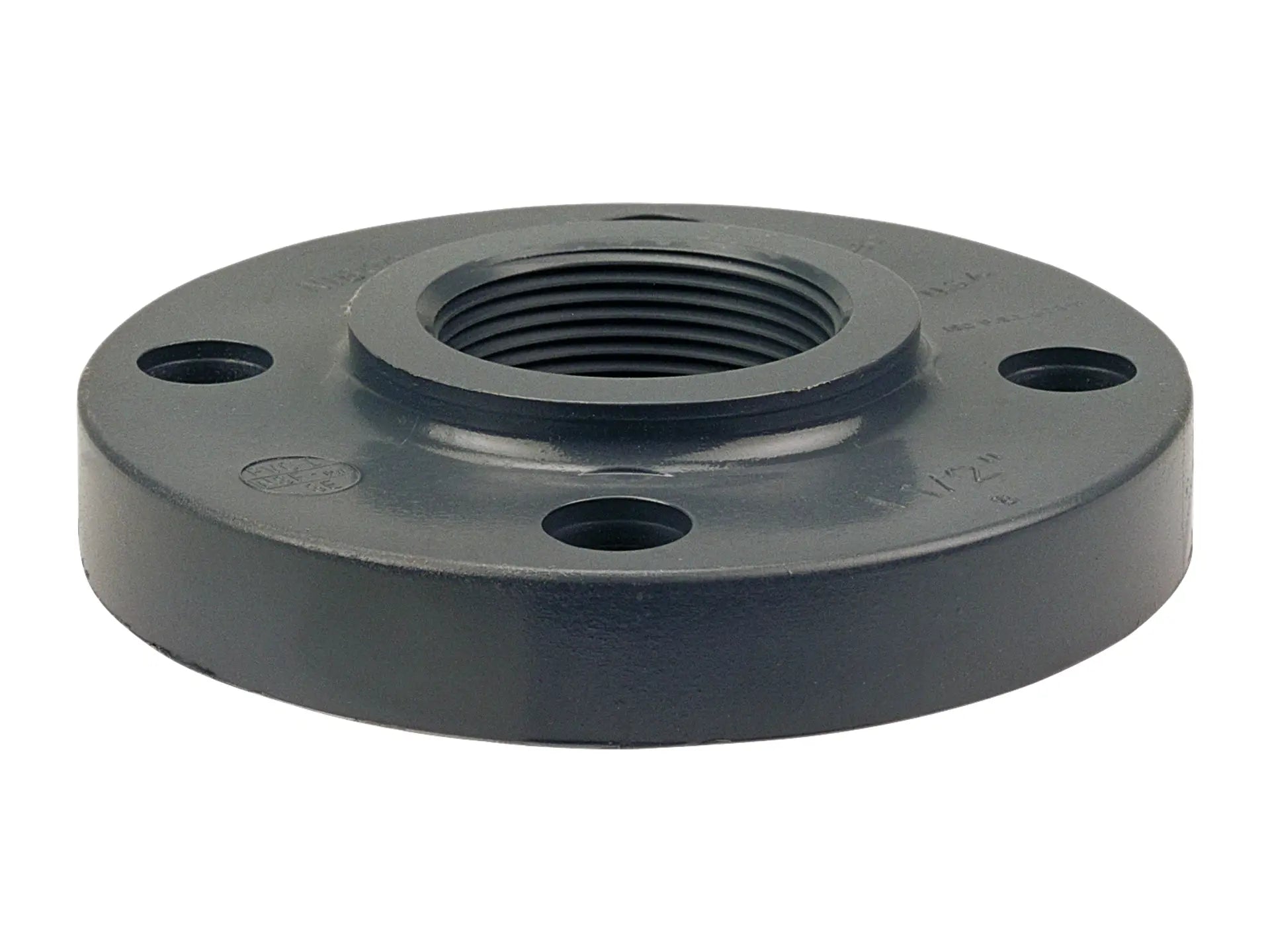 NIBCO CA23350, 1/2 in. x 1/2 in. Thread Flange FPT PVC Schedule 80, One-Piece Solid Design 4551-H3