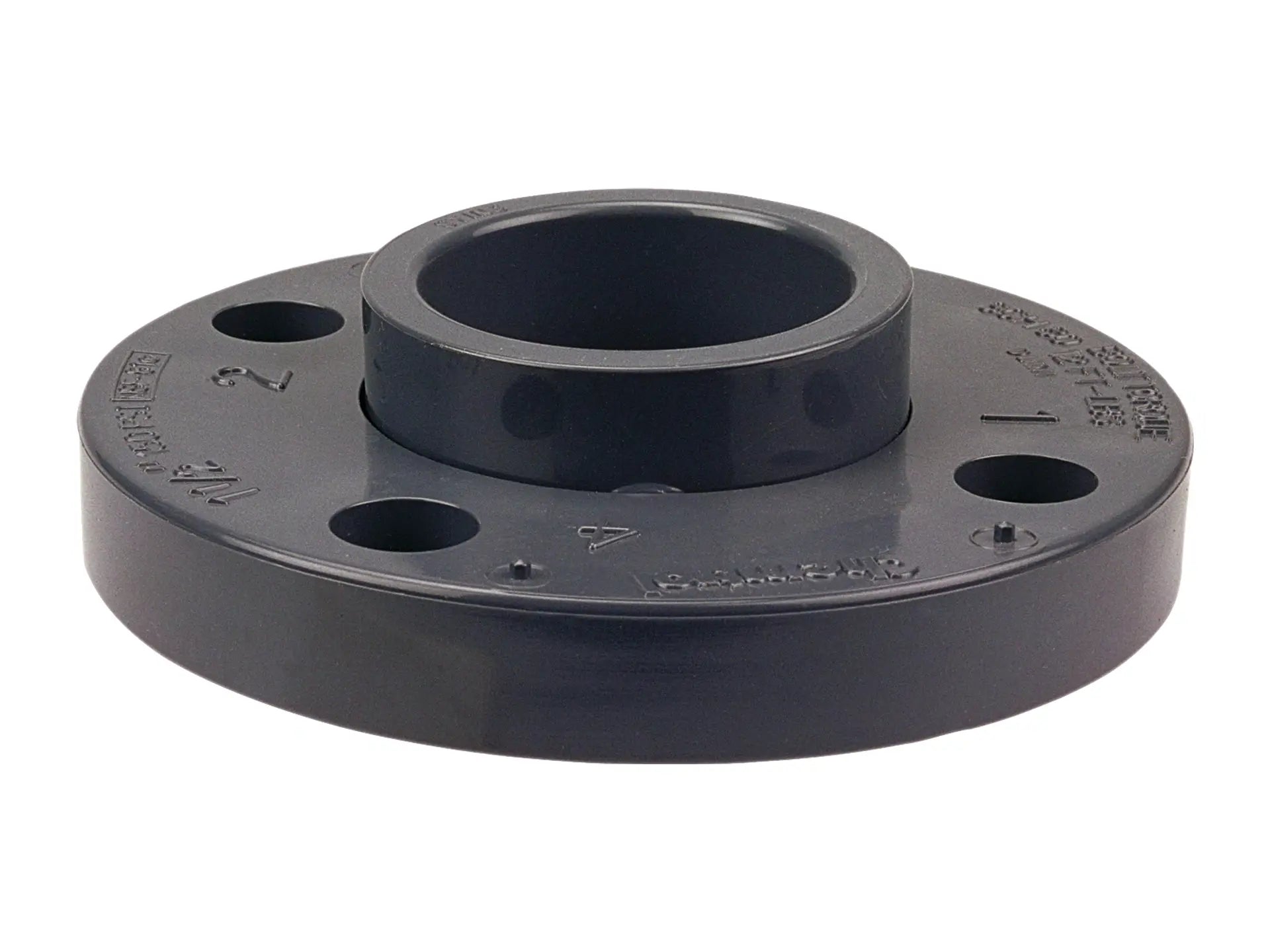 NIBCO CA25446, 1/2 in. x 1/2 in. Socket Flange S PVC Schedule 80, Two-Piece Van Stone 4551-A