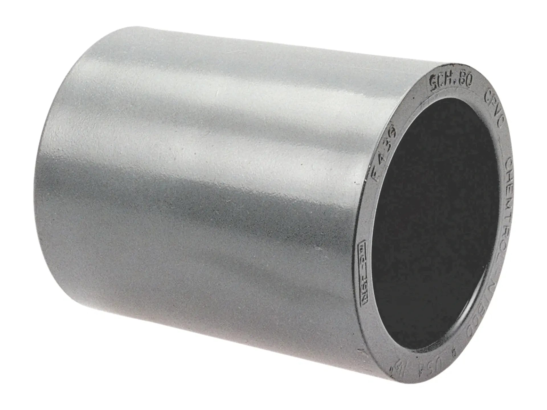 NIBCO CB00000, 1/4in. x 1/4in. Socket Coupling/Reducing Socket Coupling SxS Corzan CPVC Schedule 80