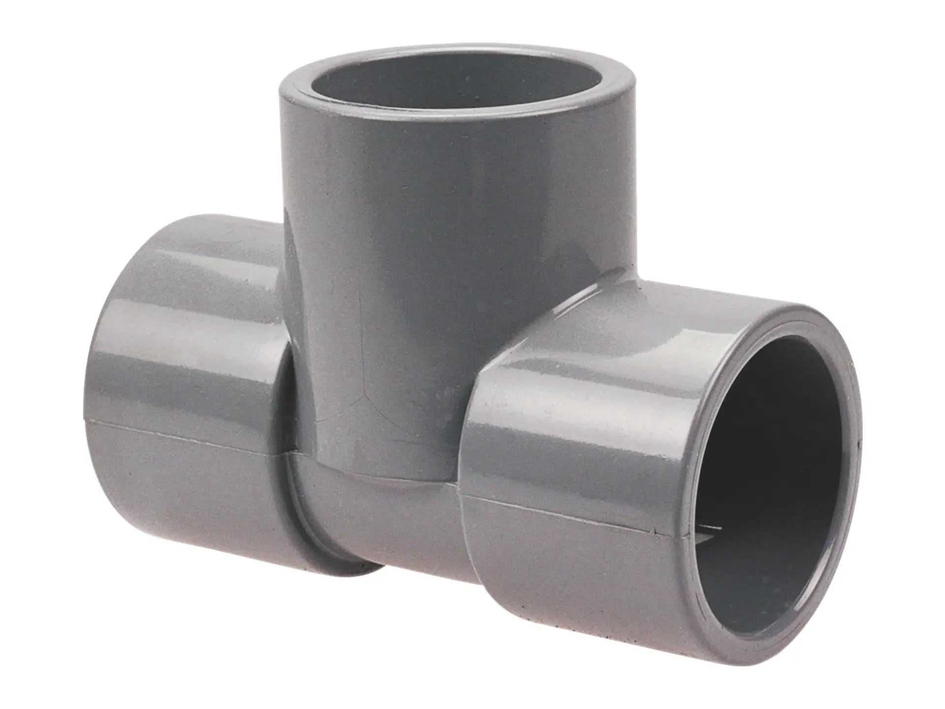 NIBCO CB06800, 1/4in. x 1/4in. x 1/4in. Socket Tee/Reducing Socket Tee SxSxS Corzan CPVC Schedule 80