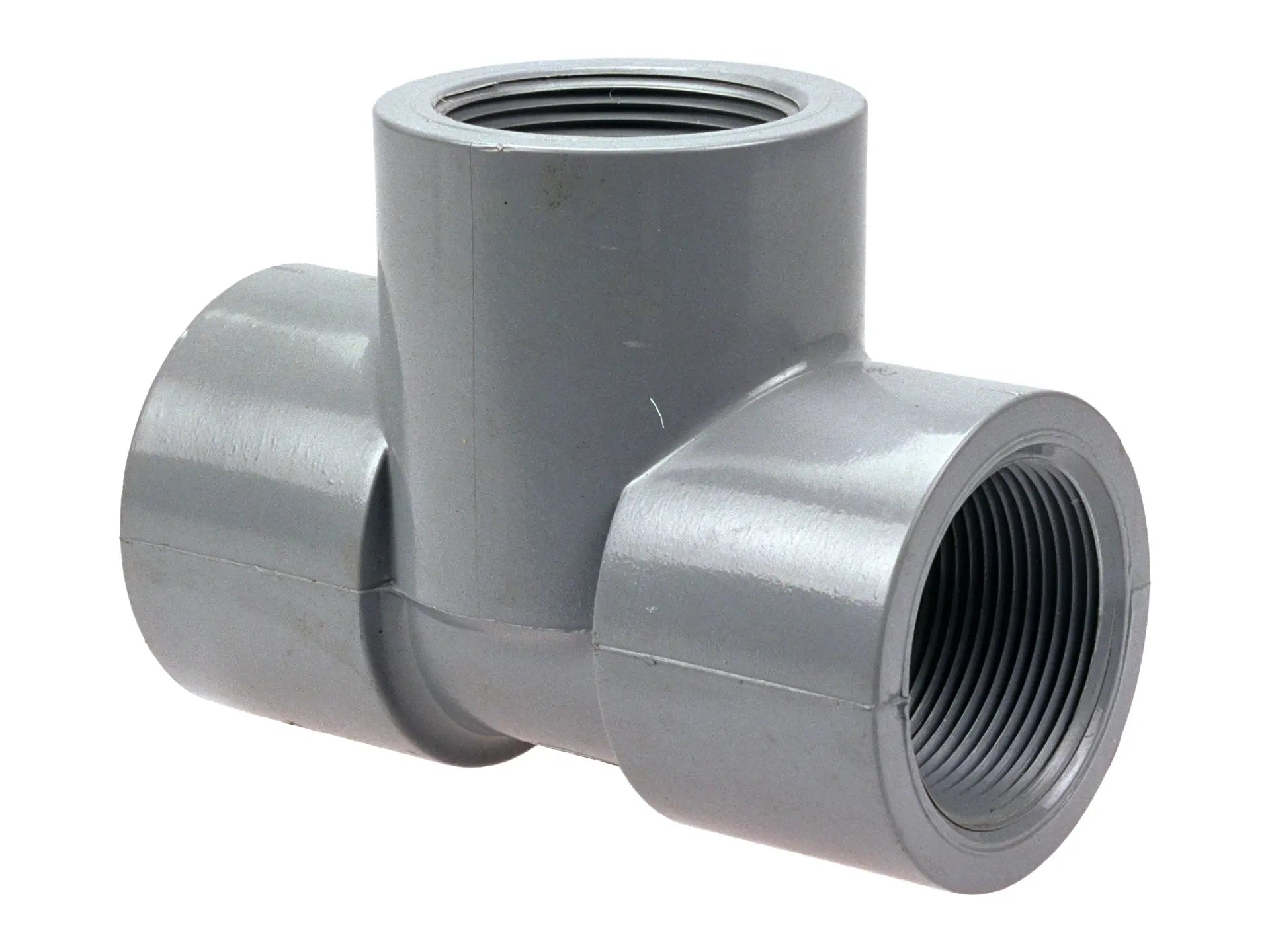 NIBCO CB08450, 1/4 in. x 1/4 in. x 1/4 in. FPTxFPTxFPT Thread Tee CPVC 5112-3-3