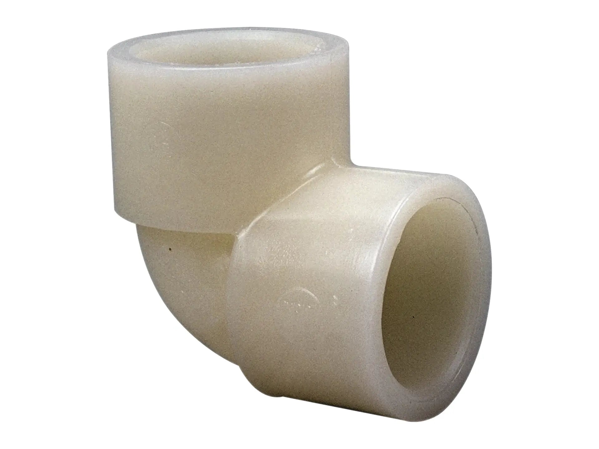 NIBCO CE01250, 1/2 in. x 1/2 in. Socket 90° Elbow S x S Kynar Natural PVDF Schedule 80 6607