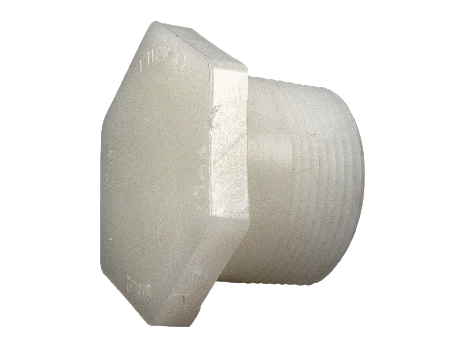 NIBCO CE02300, 3/4 in. Thread Plug MPT Kynar Natural PVDF Schedule 80 6616-4